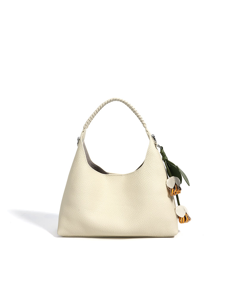 LELALIA Minimalist Soft Leather Daily Underarm Shoulder Purse